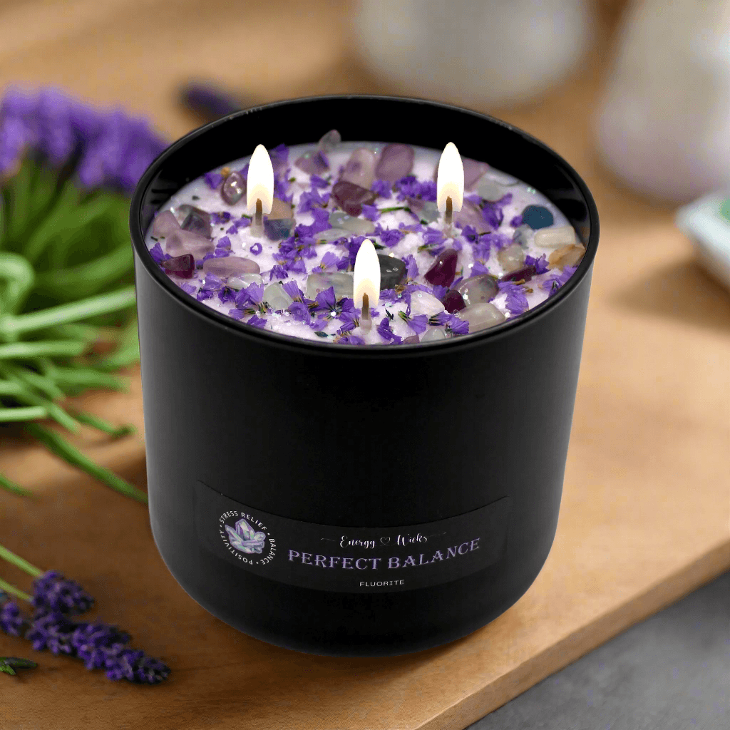 Perfect Balance Crystal Candle - My American Goods
