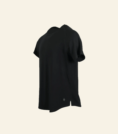 Eucalyptus Mesh Tee - Black