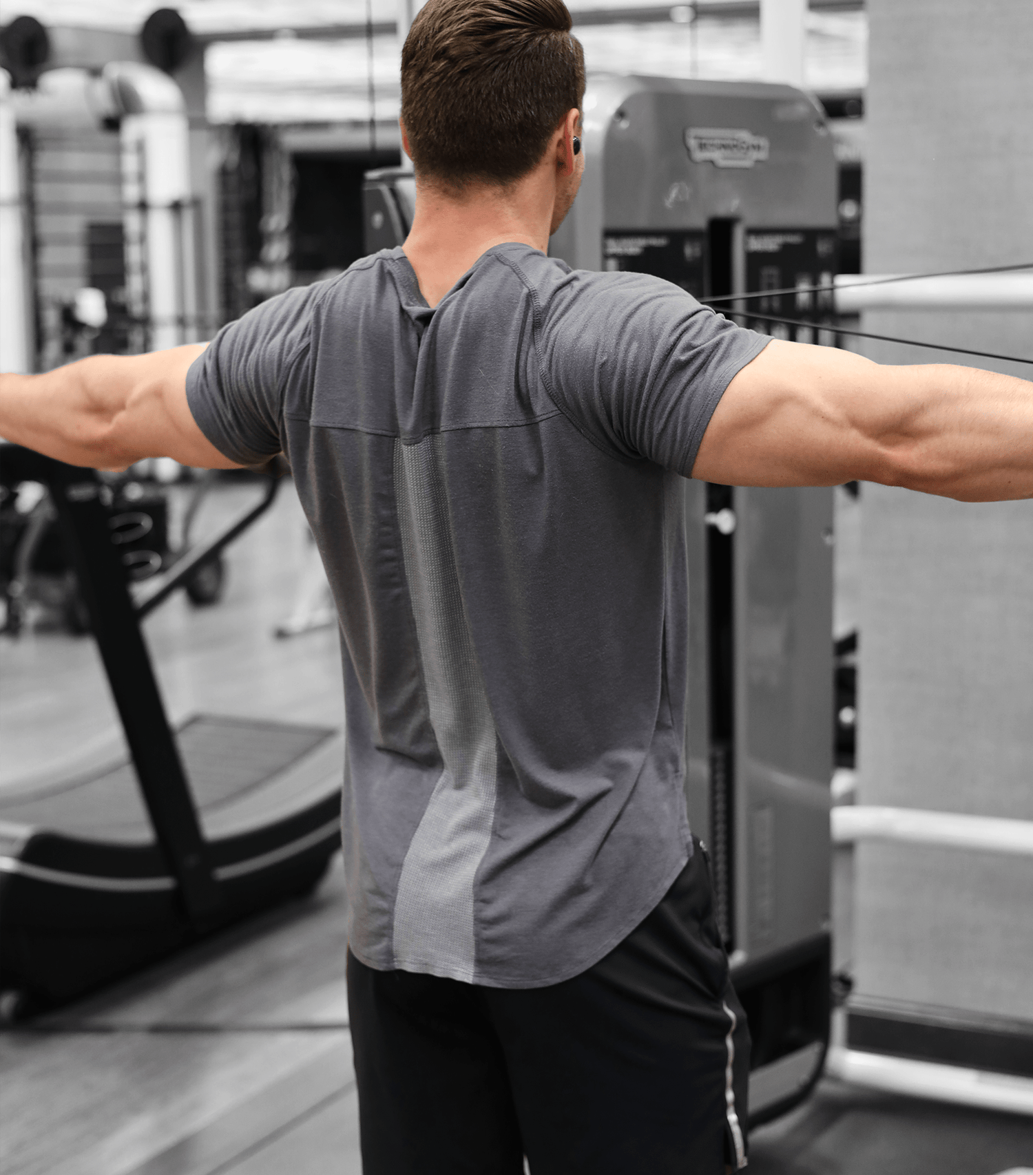 Eucalyptus Mesh Tee - Black