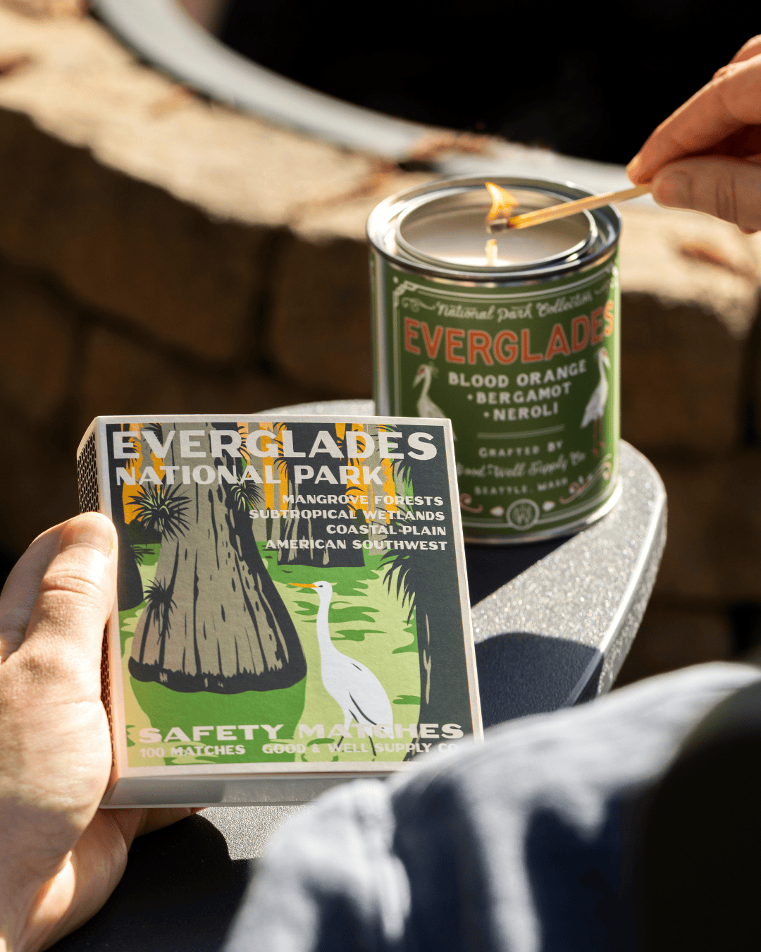 Good &amp; Well Supply Co. Everglades Vintage National Park Cabin Matches