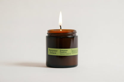 Evergreen Essence – Travel Candle | Cedar &amp; Oakmoss - My American Goods