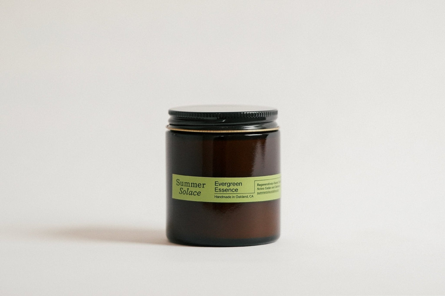 Evergreen Essence – Travel Candle | Cedar &amp; Oakmoss - My American Goods