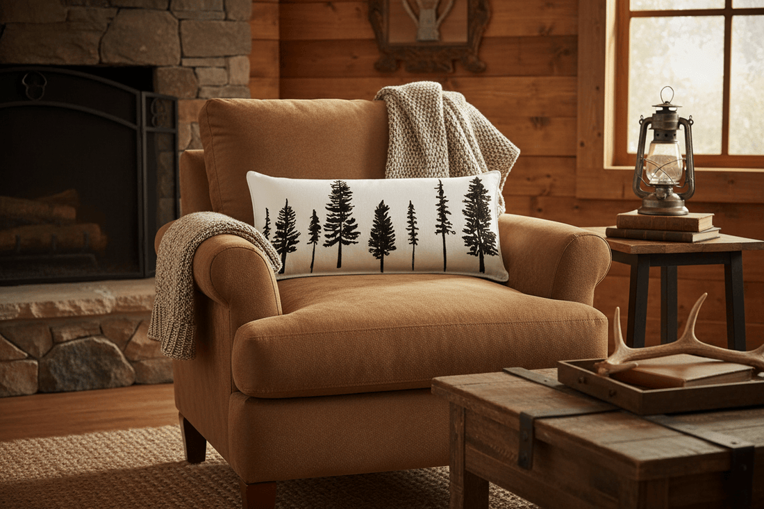 Evergreen Throw Pillow
