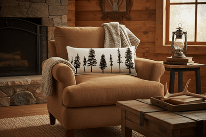 Evergreen Throw Pillow