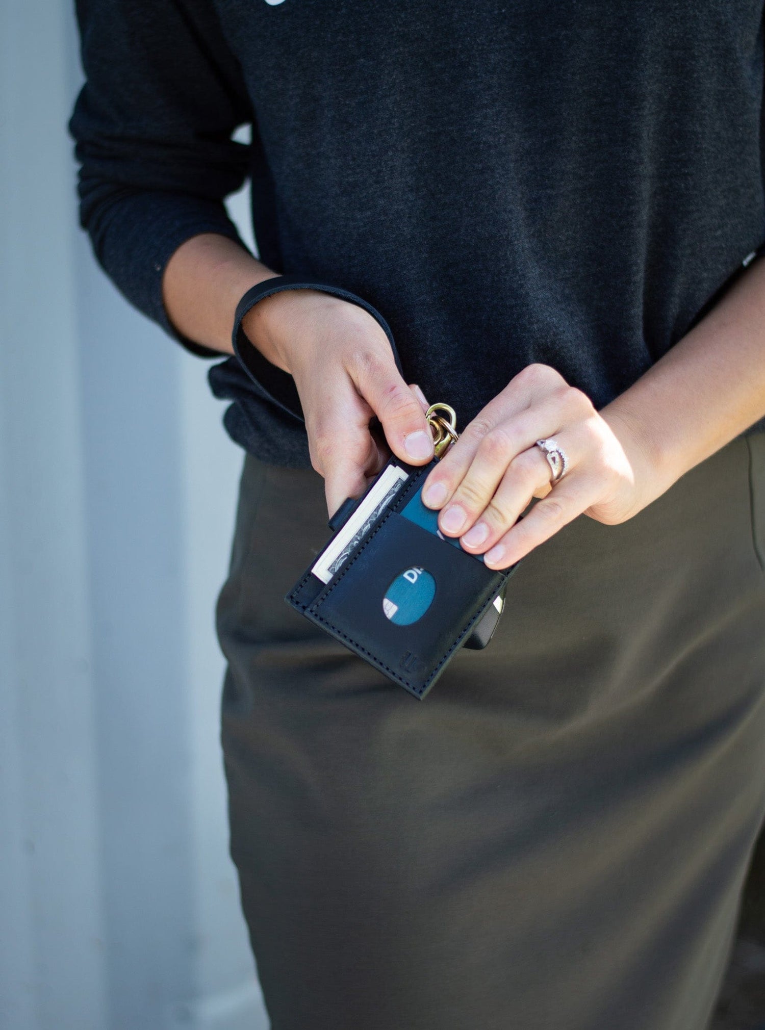 Urban Southern Accessories Leather Wristlet