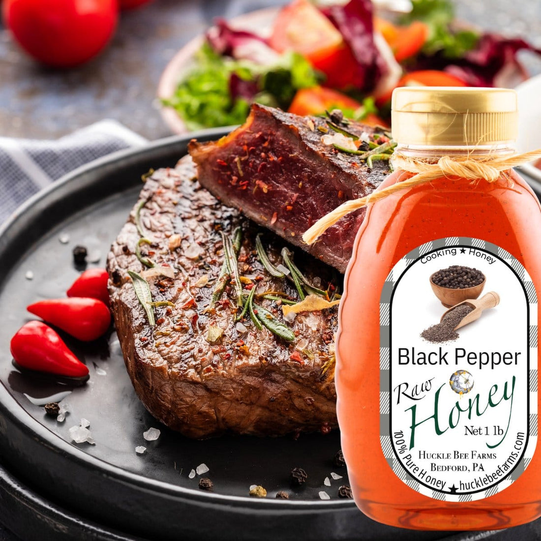 Experience Sweet Heat: Black Pepper Infused Honey