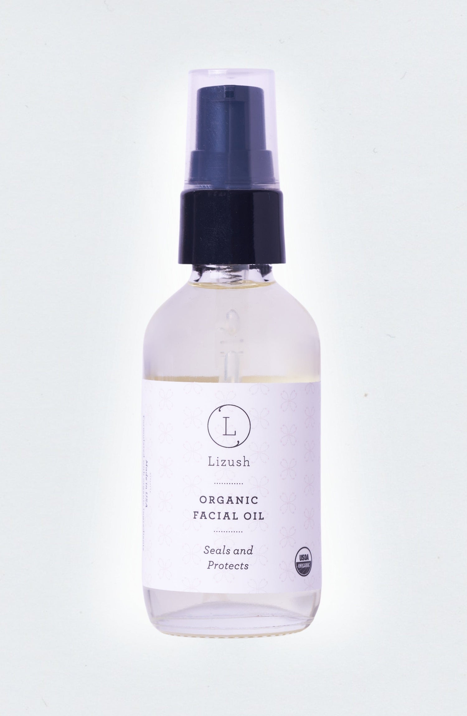 Lizush ORGANIC FACIAL OIL Seals and Protects
