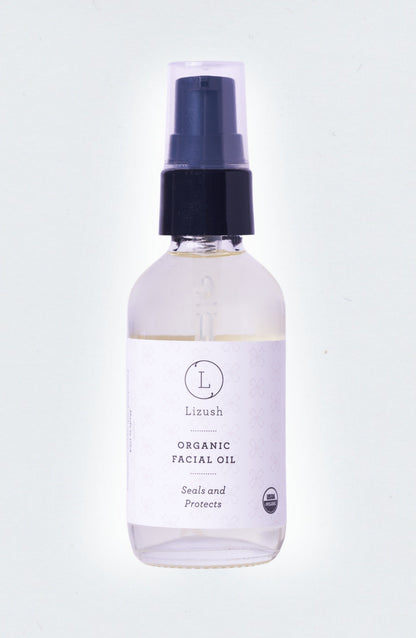Lizush ORGANIC FACIAL OIL Seals and Protects