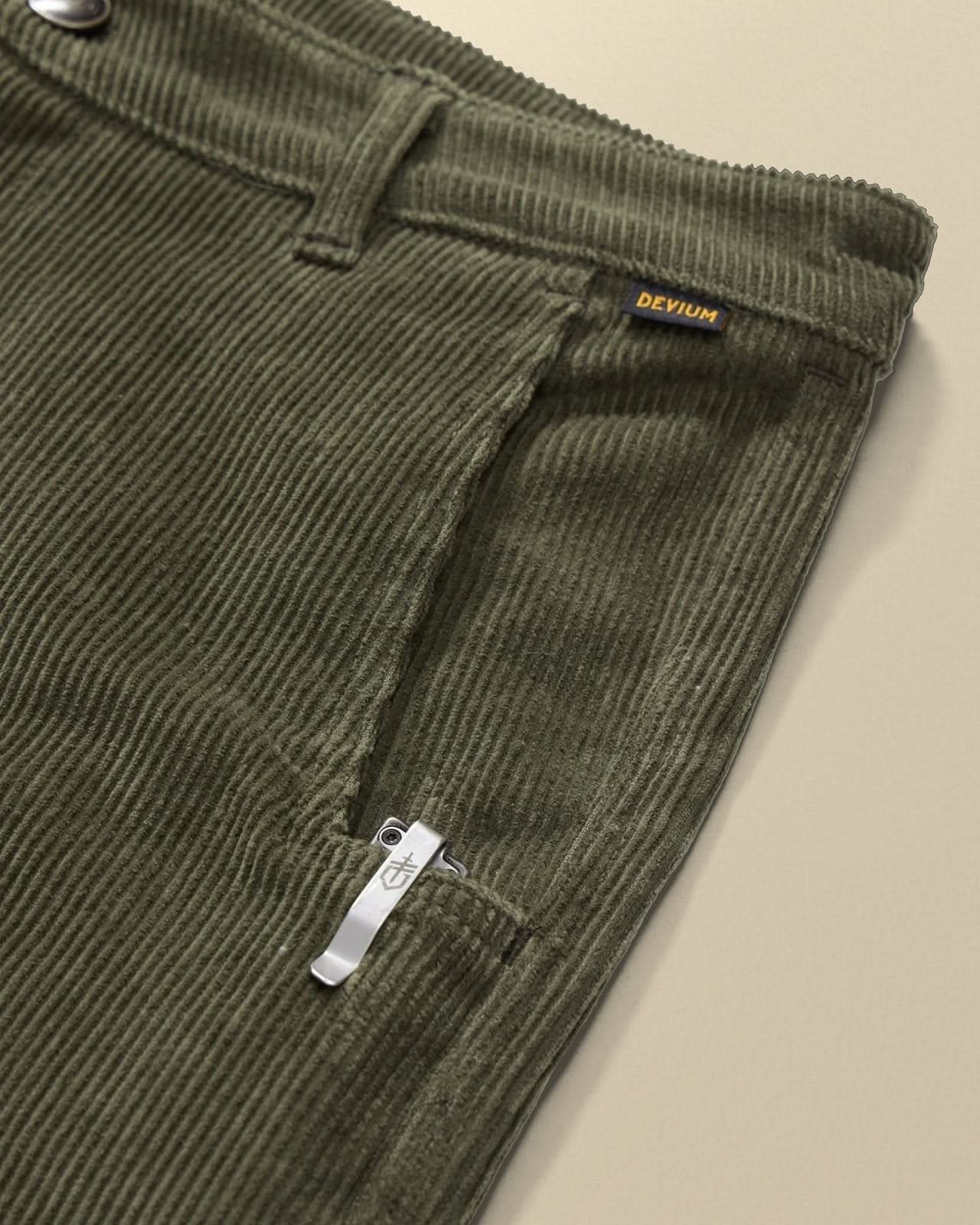Devium Bottoms Fairfax Corduroy Shorts