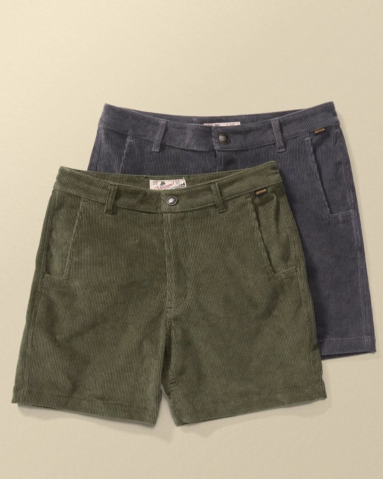 Devium Bottoms Fairfax Corduroy Shorts