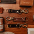 The Local Branch Leather Leather Key Clip