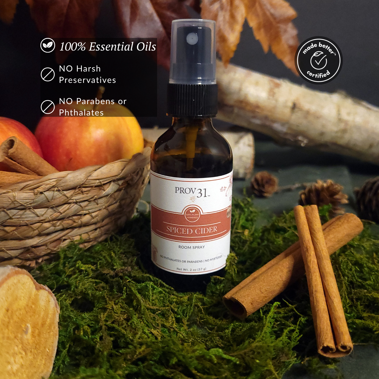 Room Spray: Spiced Cider - My American Goods