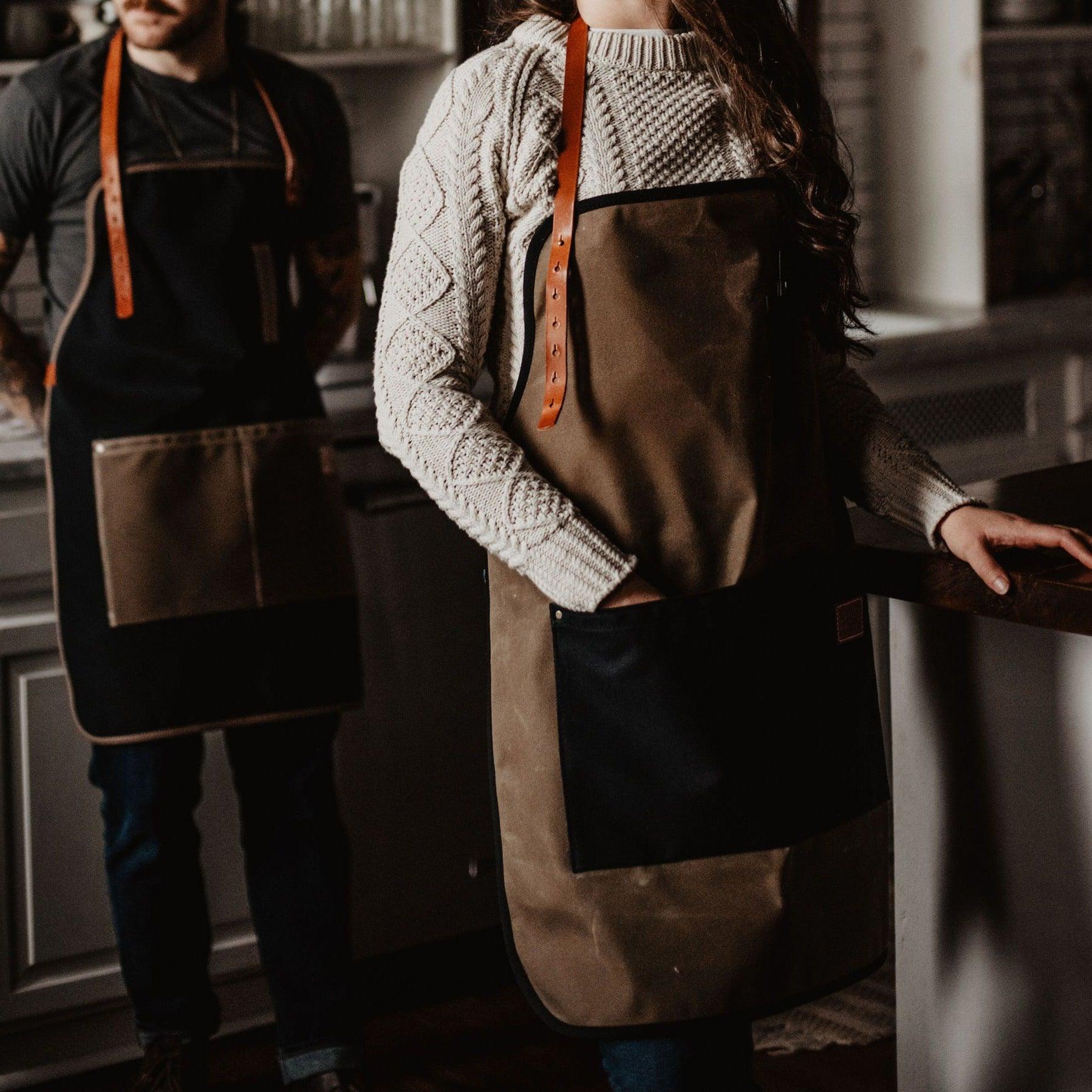 The Local Branch Waxed Canvas Waxed Canvas Apron  - USA Made