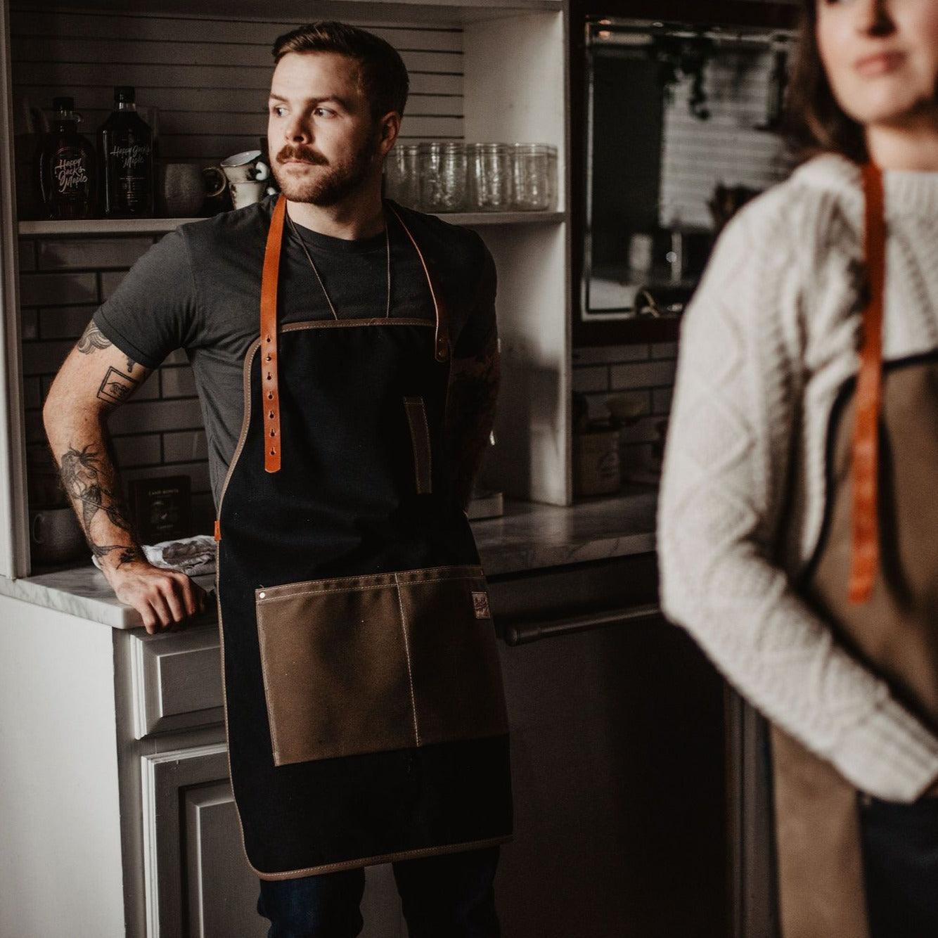 The Local Branch Waxed Canvas Waxed Canvas Apron  - USA Made