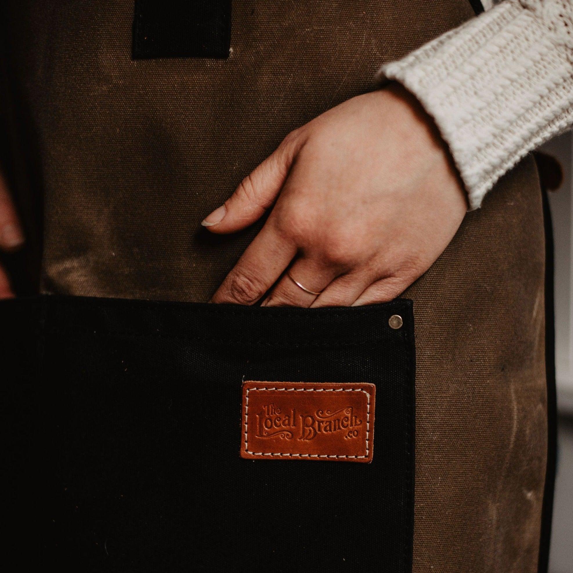 The Local Branch Waxed Canvas Waxed Canvas Apron  - USA Made