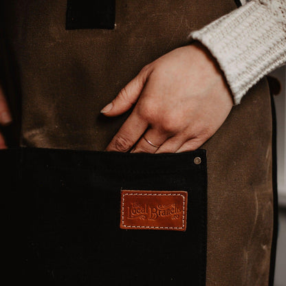 The Local Branch Waxed Canvas Waxed Canvas Apron  - USA Made