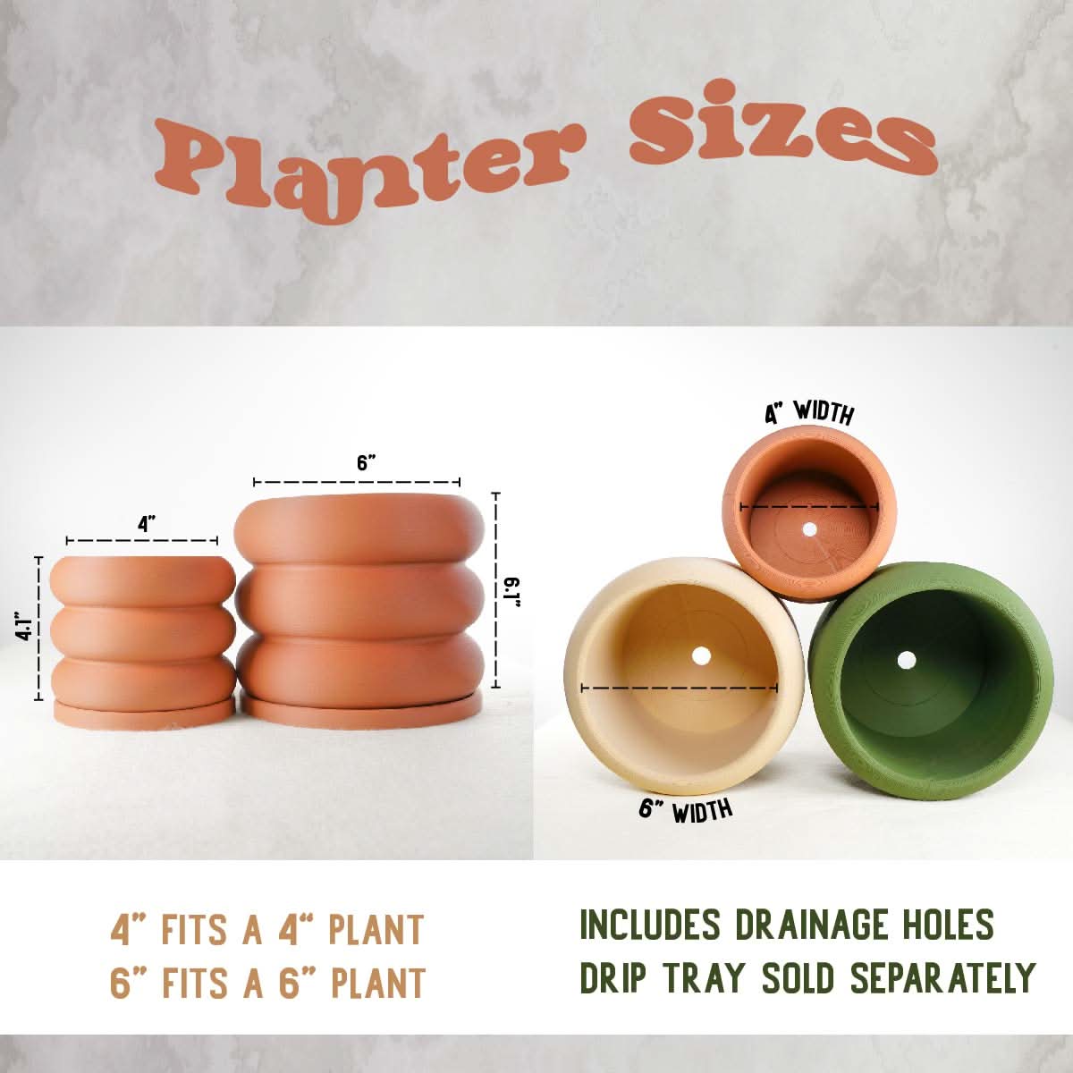 Rosebud HomeGoods Pots &amp; Planters Fan Palm Pot