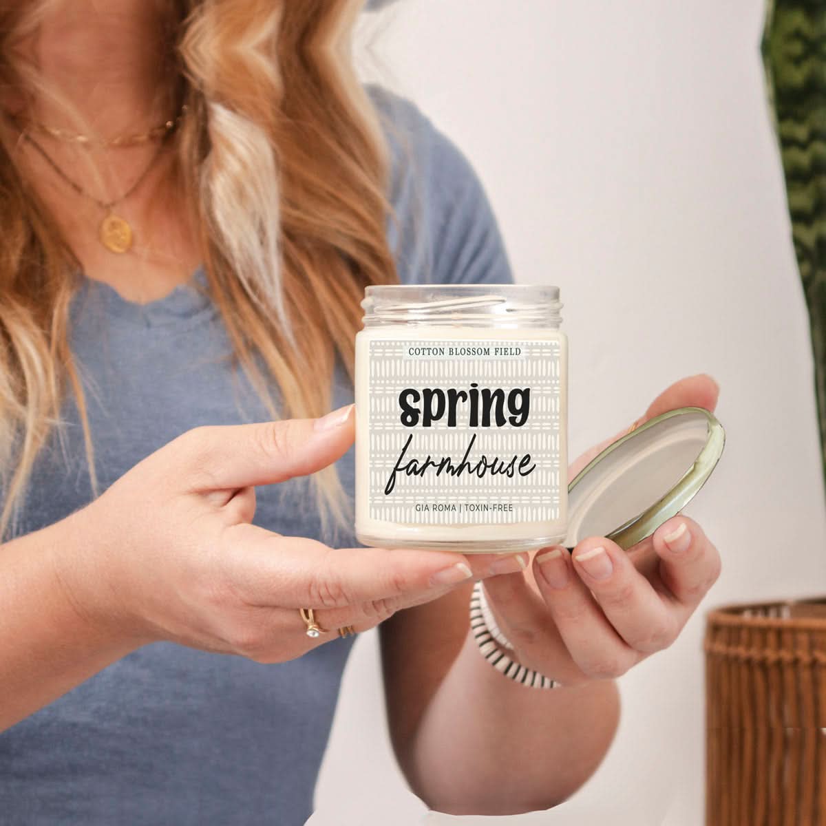 Gia Roma Candle Cotton Blossom Candle