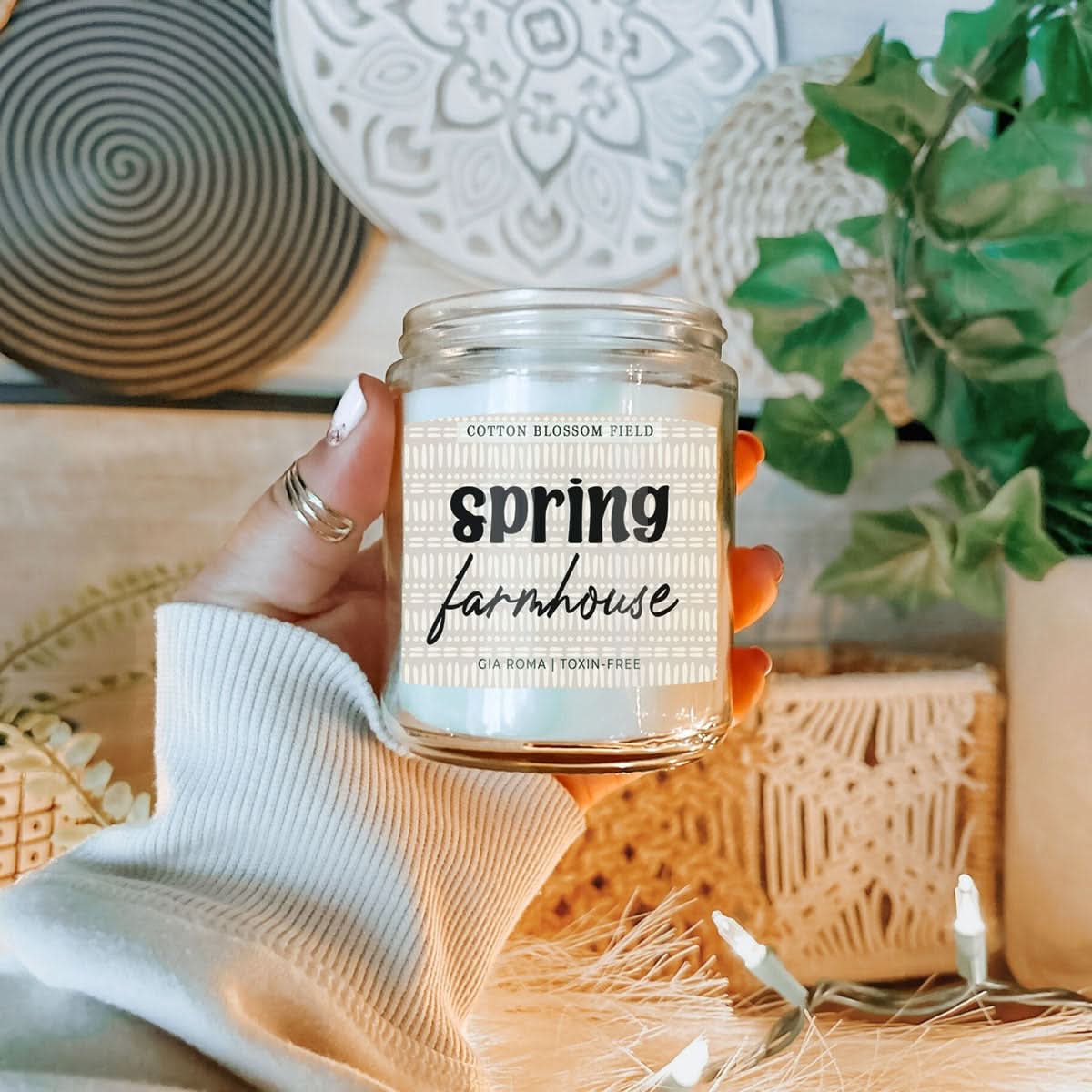 Gia Roma Candle Cotton Blossom Candle