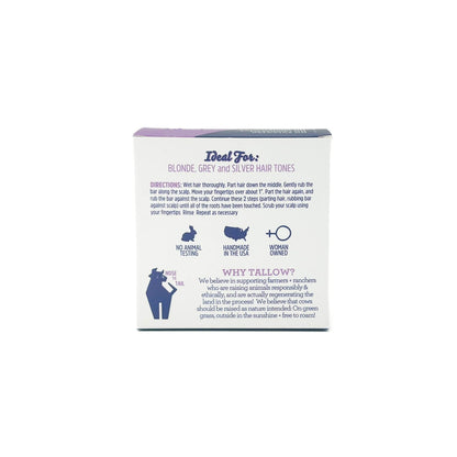 Tallow Purple Shampoo Bar - My American Goods