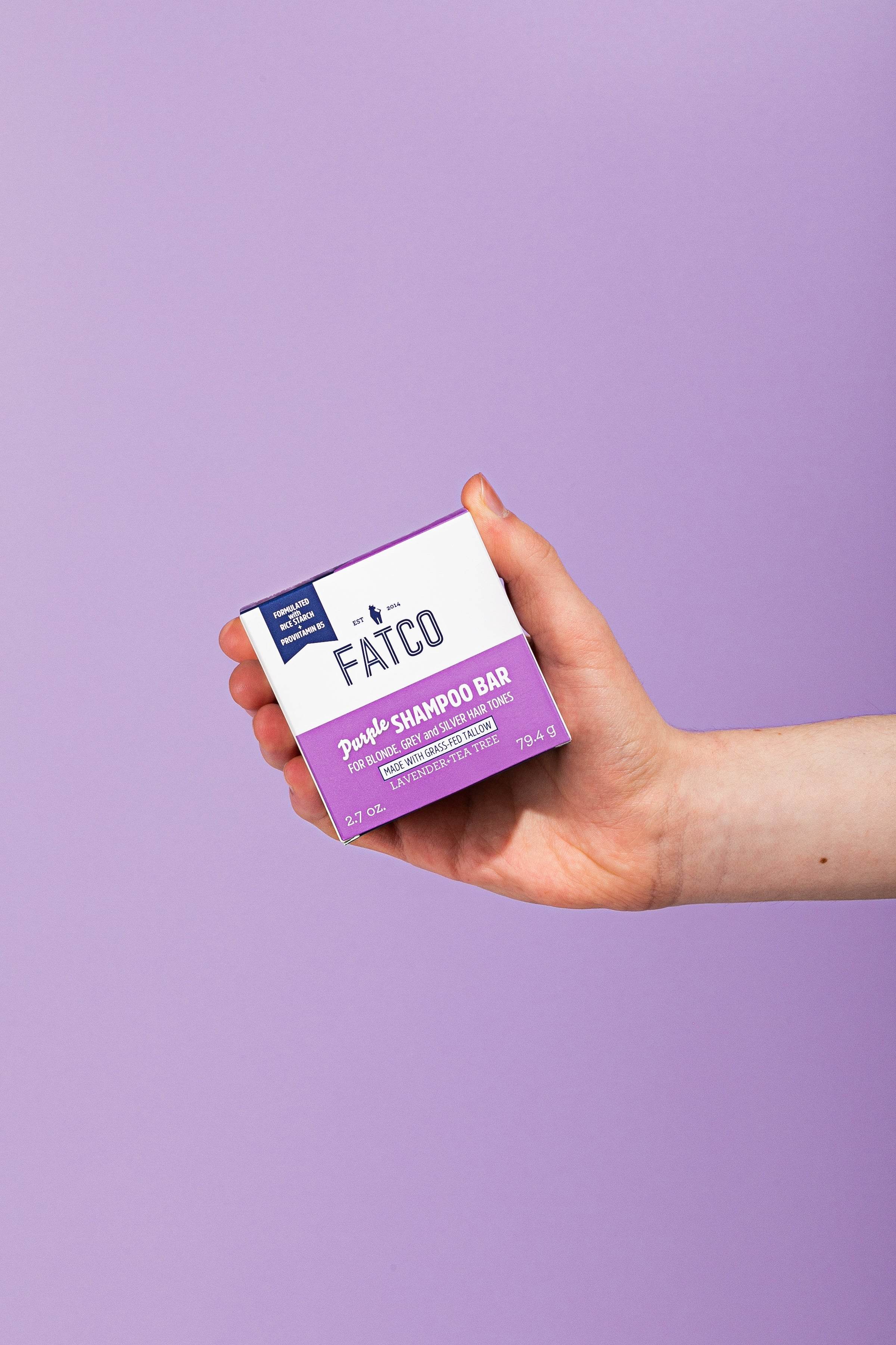 Tallow Purple Shampoo Bar - My American Goods