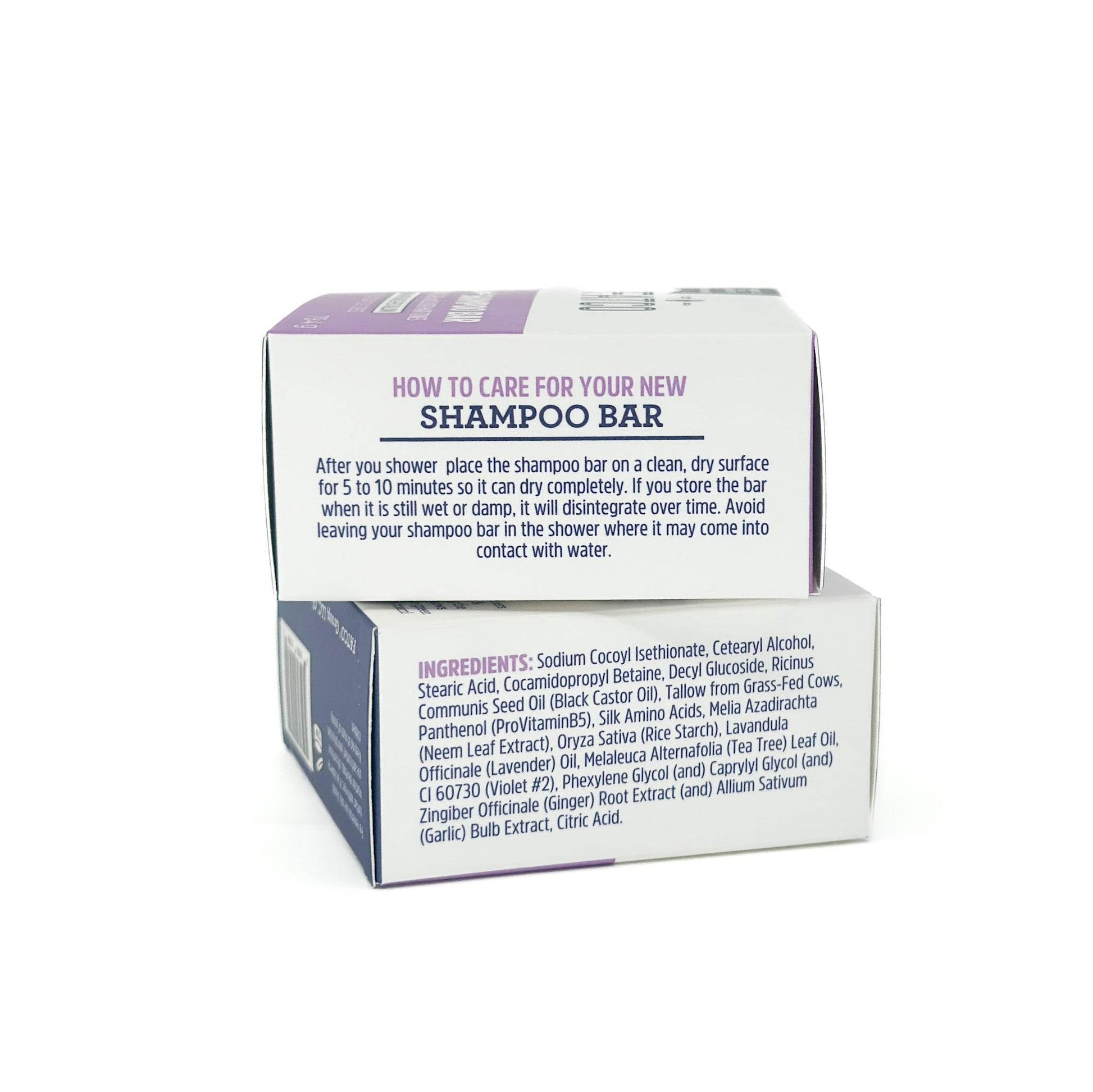 Tallow Purple Shampoo Bar - My American Goods