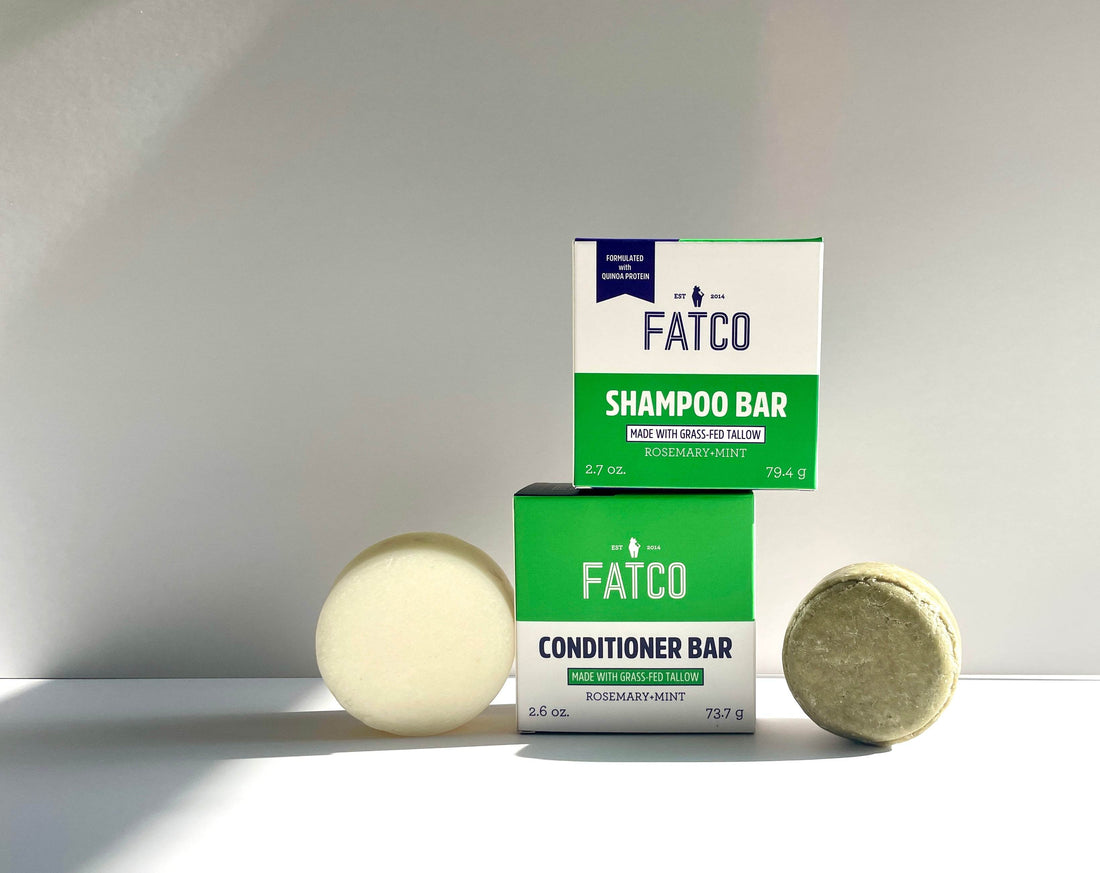 Haircare Bundle Shampoo + Conditioner Bars - My American Goods