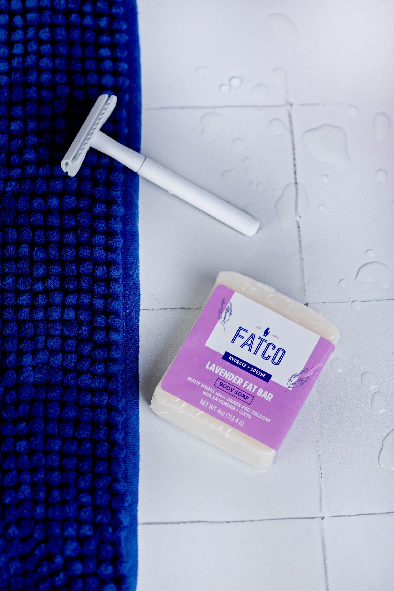Lavender Tallow Bar, 4 Oz - My American Goods