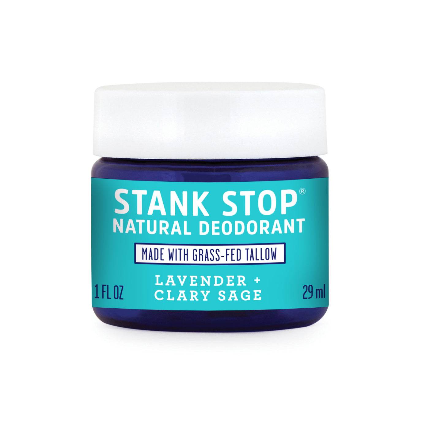 Stank Stop Cream Deodorant, Lavender+Sage, 1 Oz - My American Goods