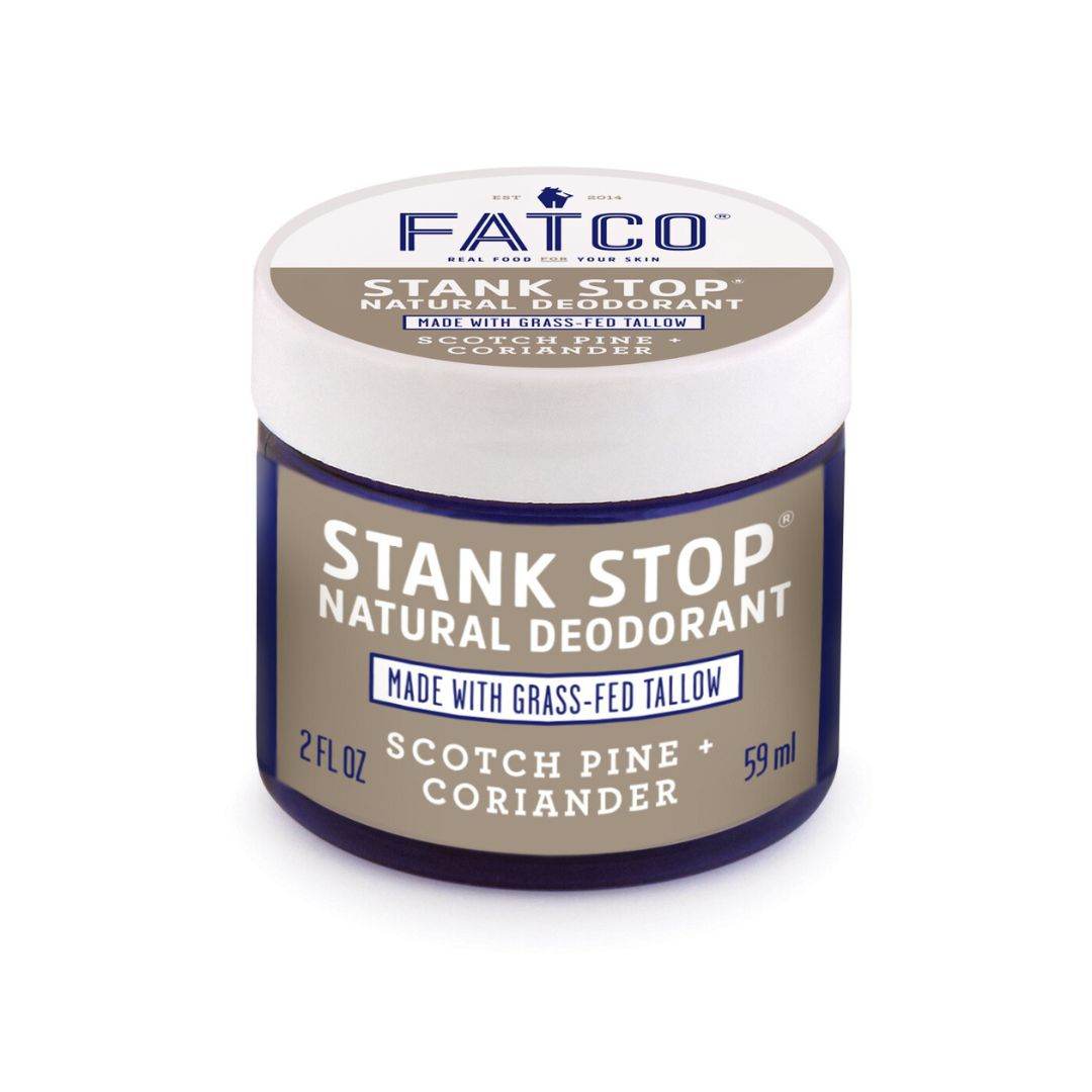Stank Stop Cream Deodorant, Scotch Pine+Coriander, 2 Oz - My American Goods
