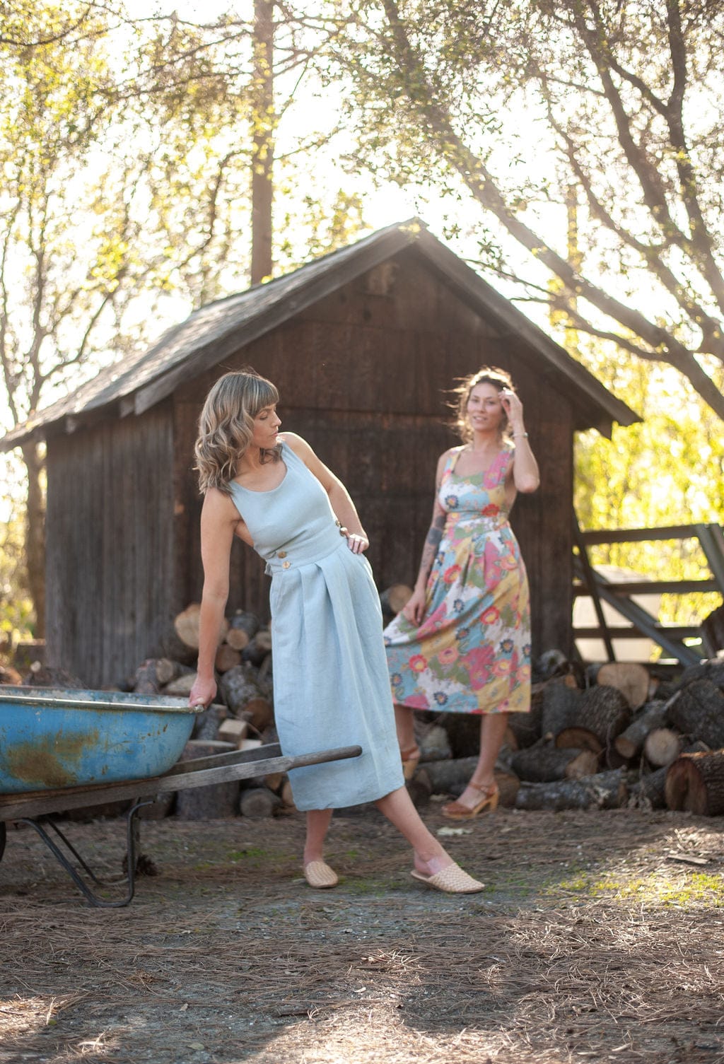 Field Day Dress Brigid Jumper in Patchwork Party