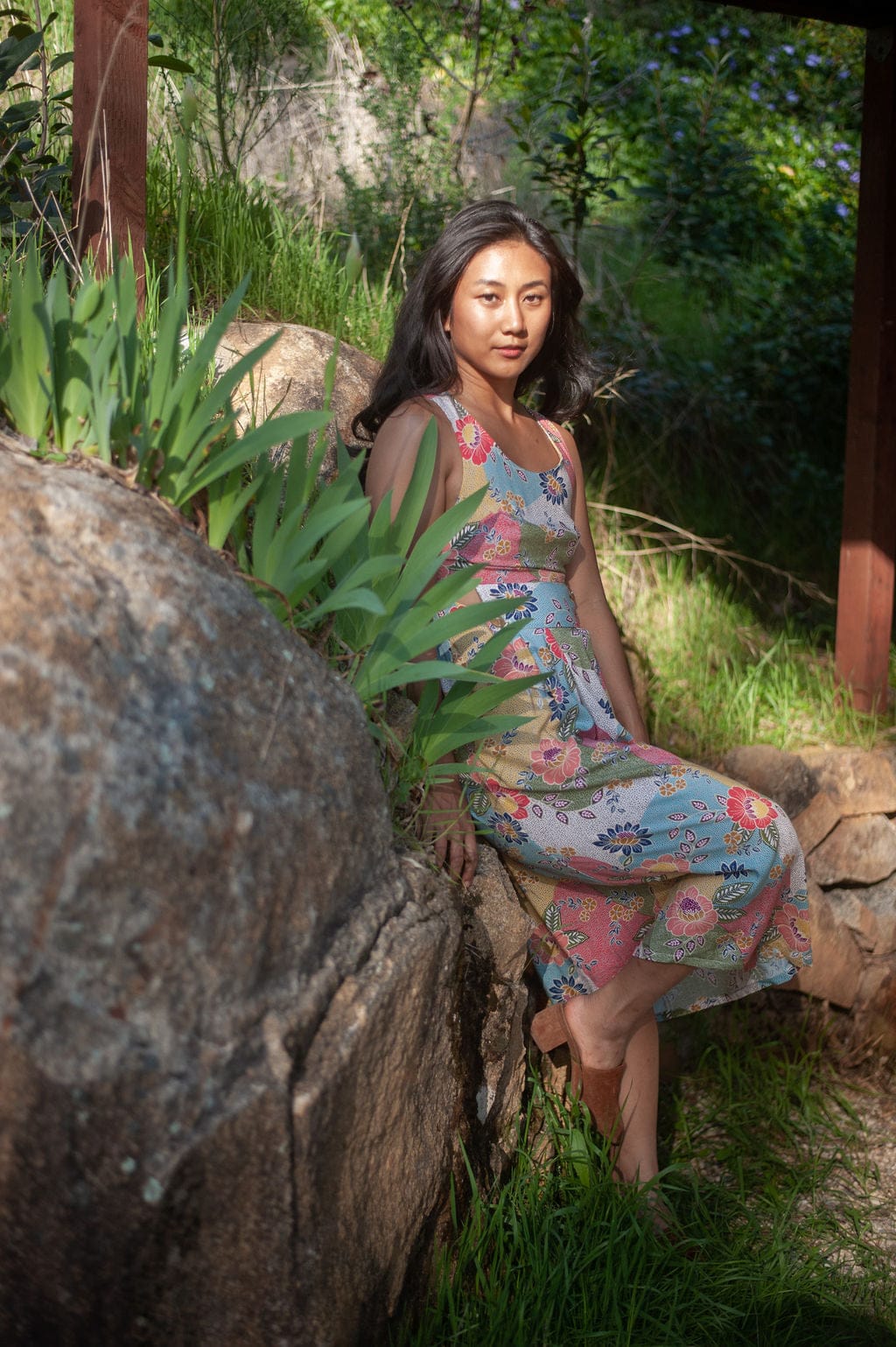 Field Day Dress Brigid Jumper in Patchwork Party