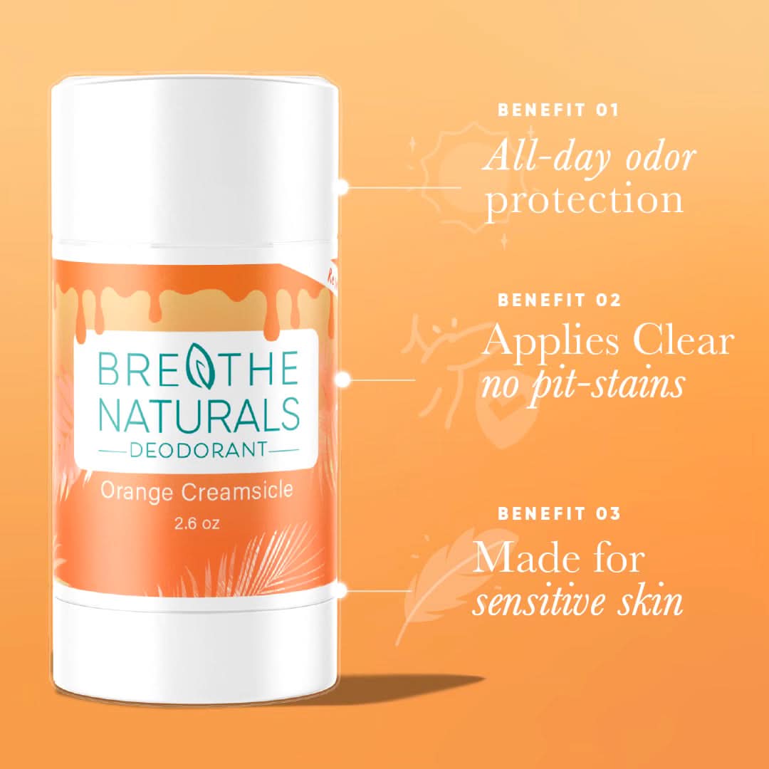 Breathe Naturals Deodorant Orange Creamsicle Deodorant