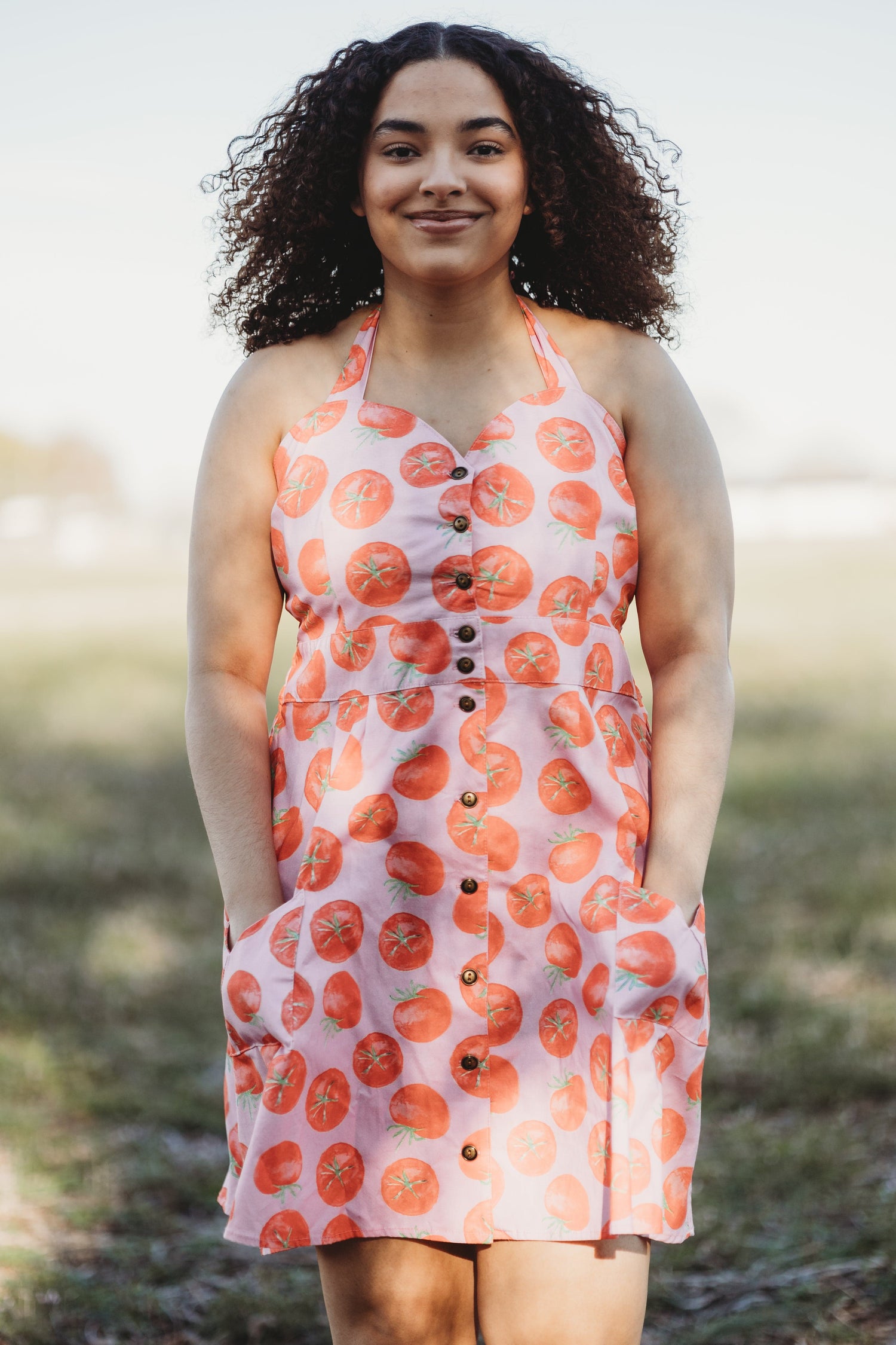 Field Day Tomato Print Dress