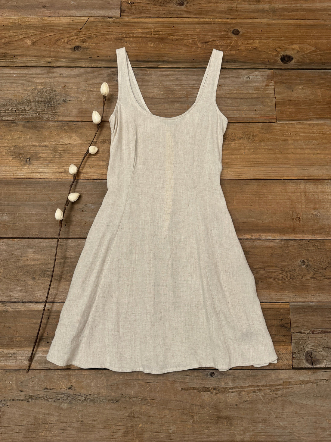 Field Day Dress XS Delana Dress in Oat Linen