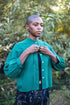 Field Day Jacket 1 - XS/S Drama Top in Emerald Green