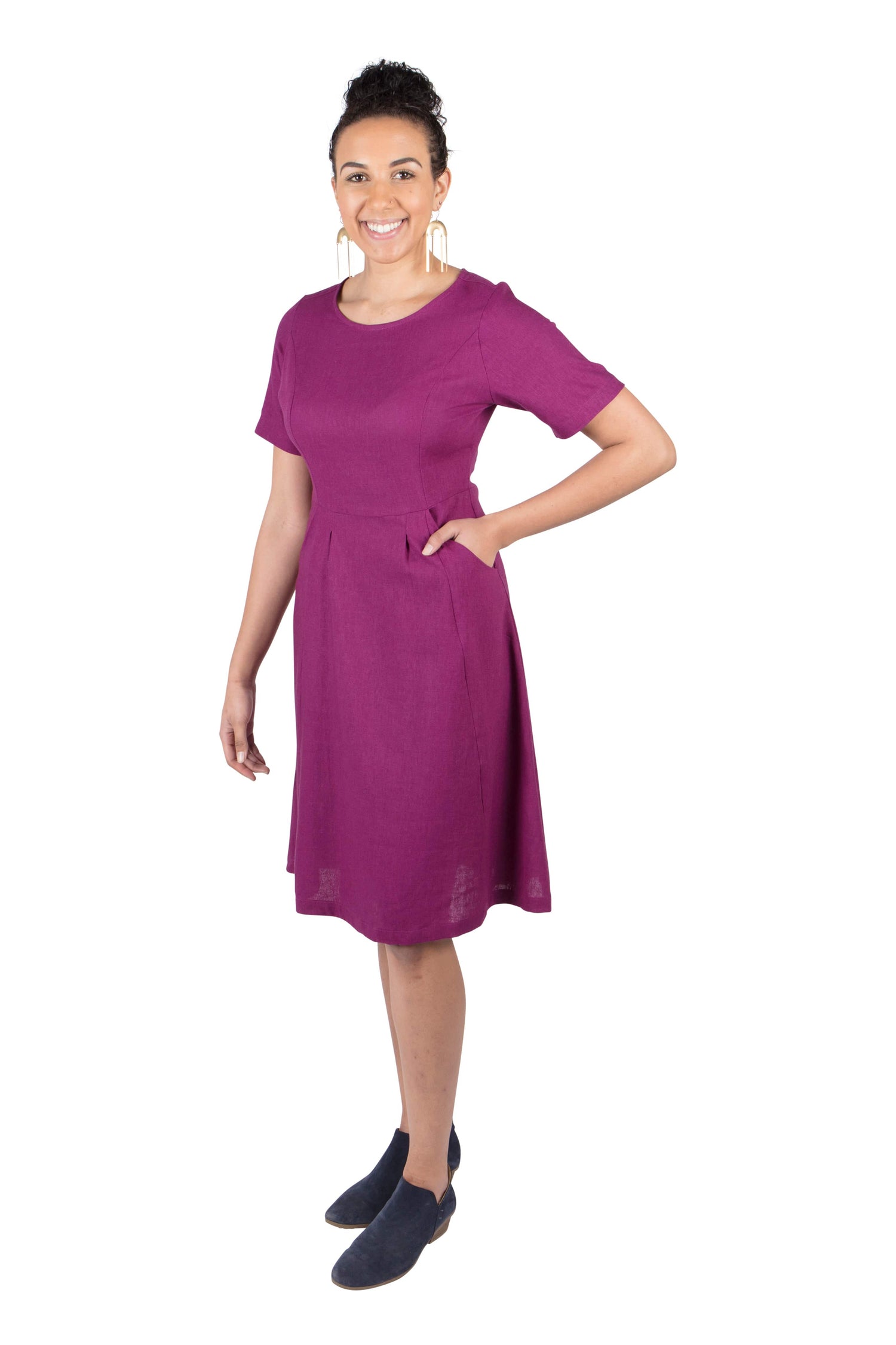 Field Day Dress Ingrid Dress in Electric Violet