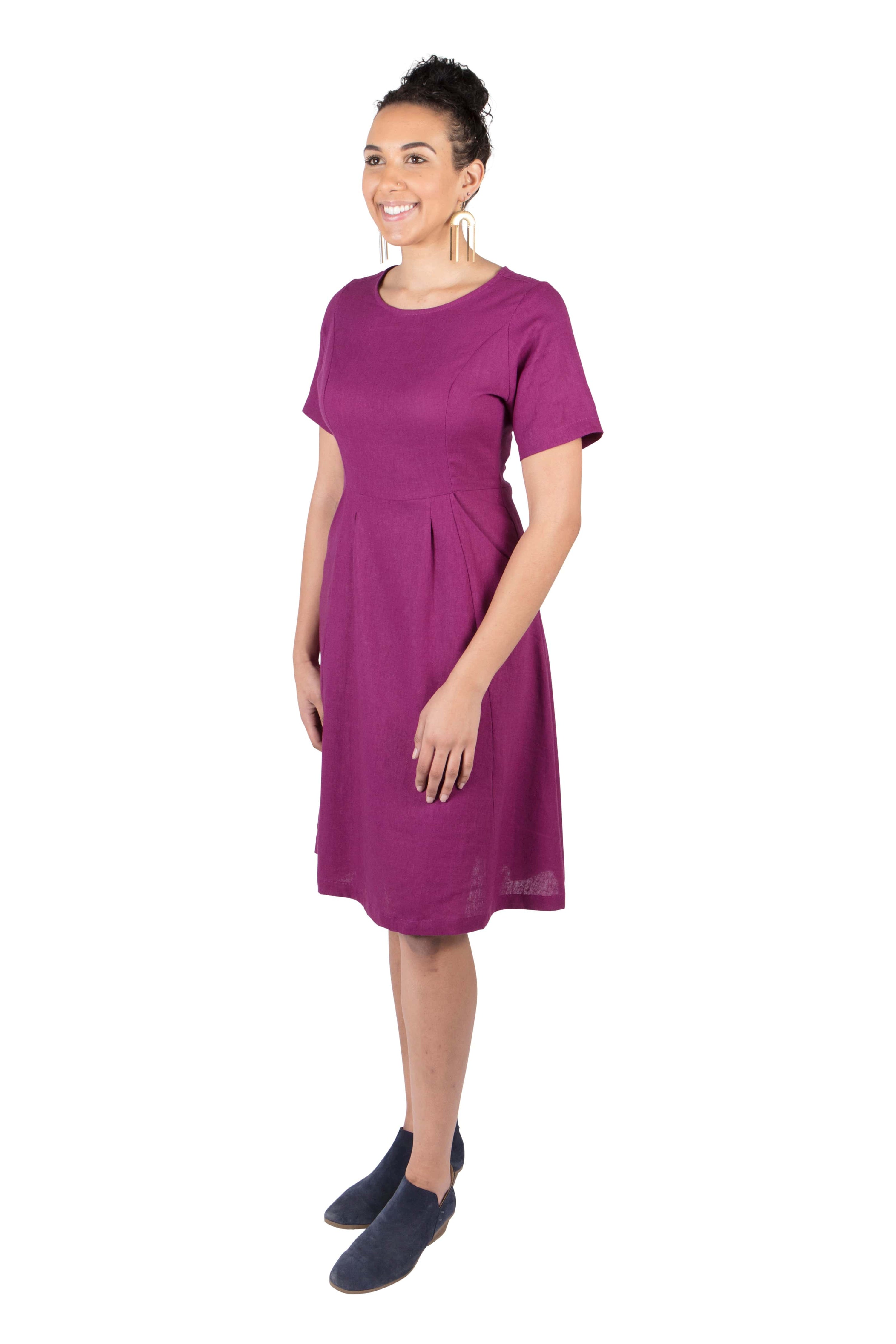 Field Day Dress Ingrid Dress in Electric Violet