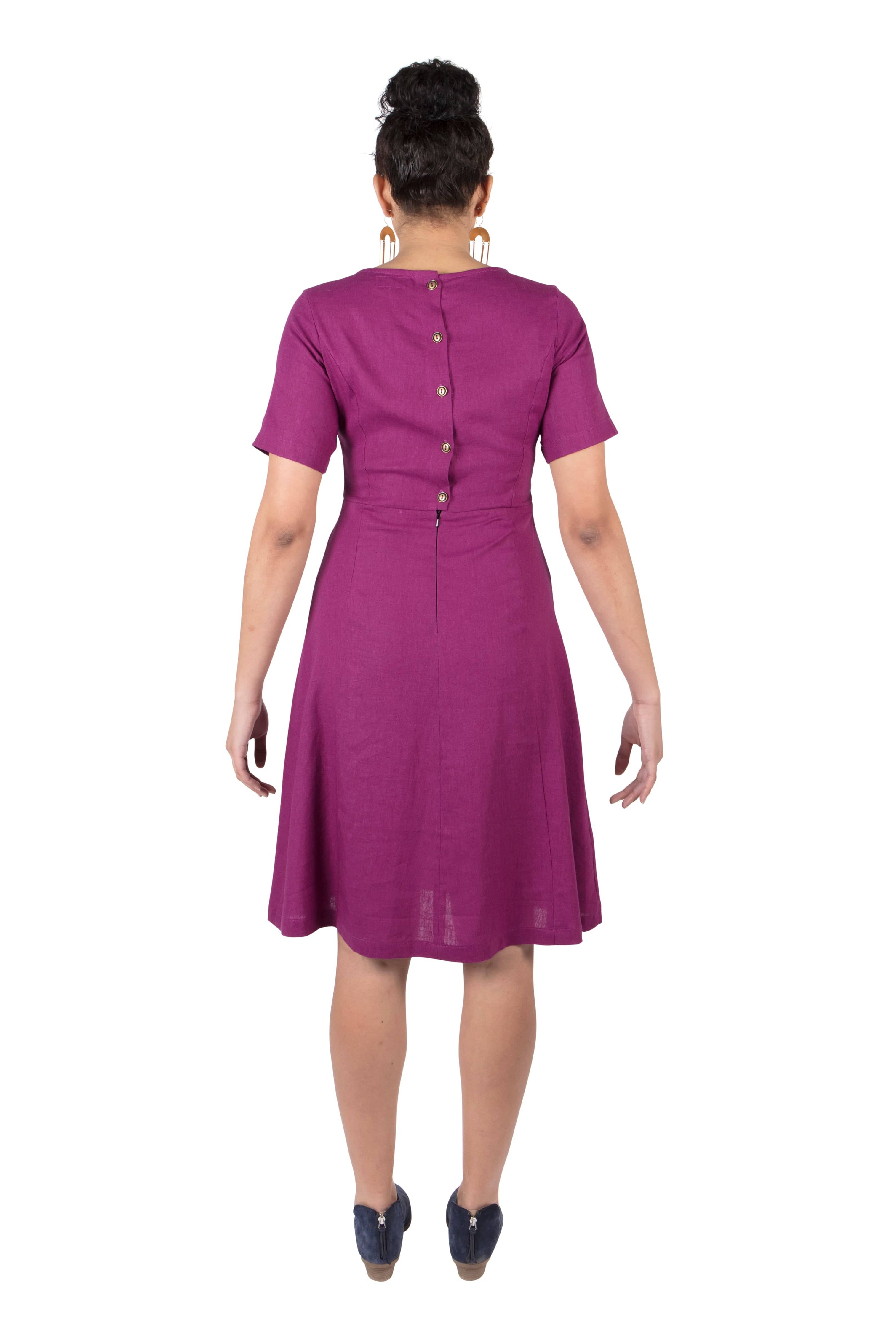 Field Day Dress Ingrid Dress in Electric Violet