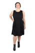 Field Day Dress Tia Dress in Black Linen