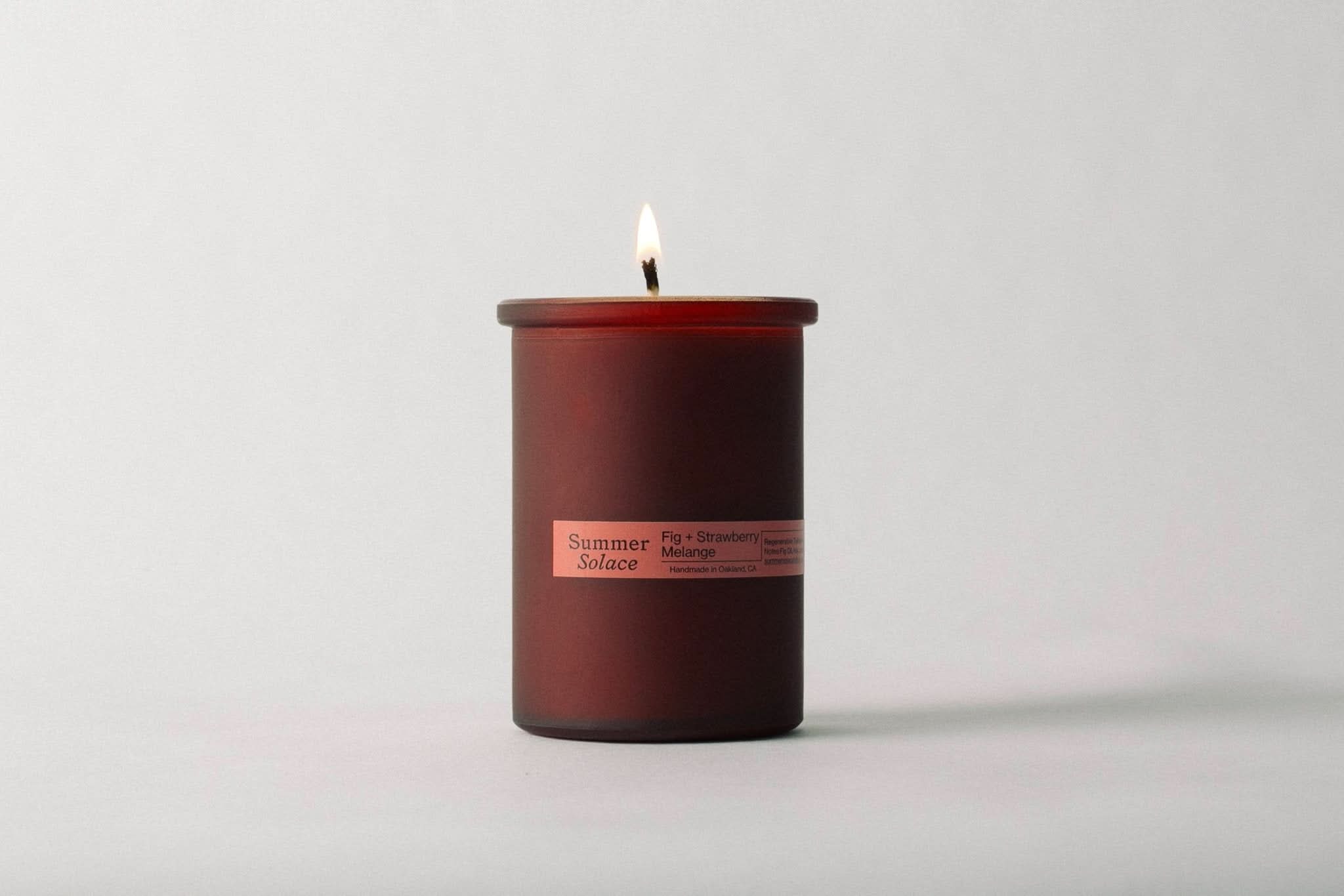 Fig &amp; Strawberry Mélange – Tallow Candle | 6 oz