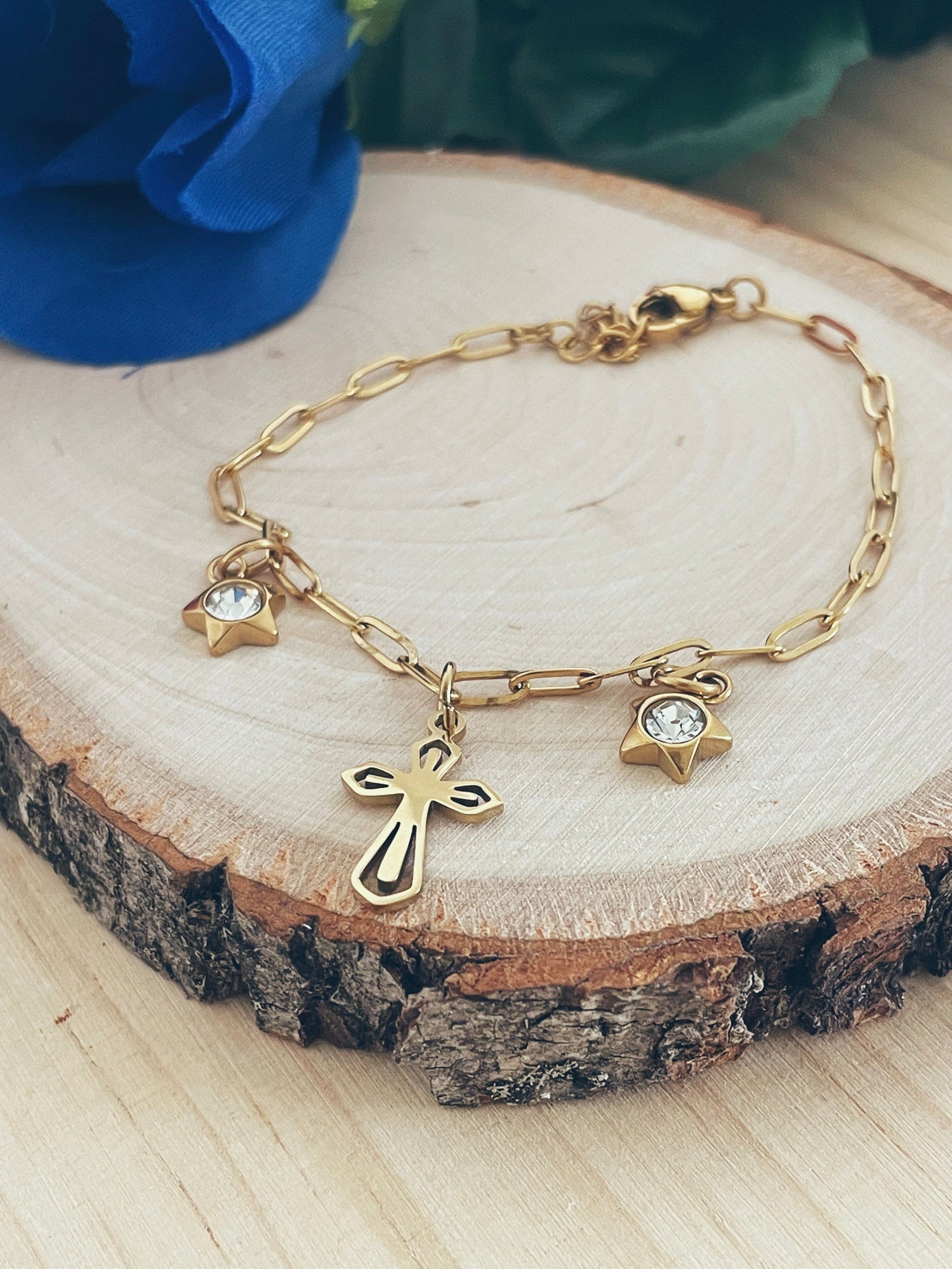Christ Is Light Bracelet • 18K Gold PVD Stainless Steel