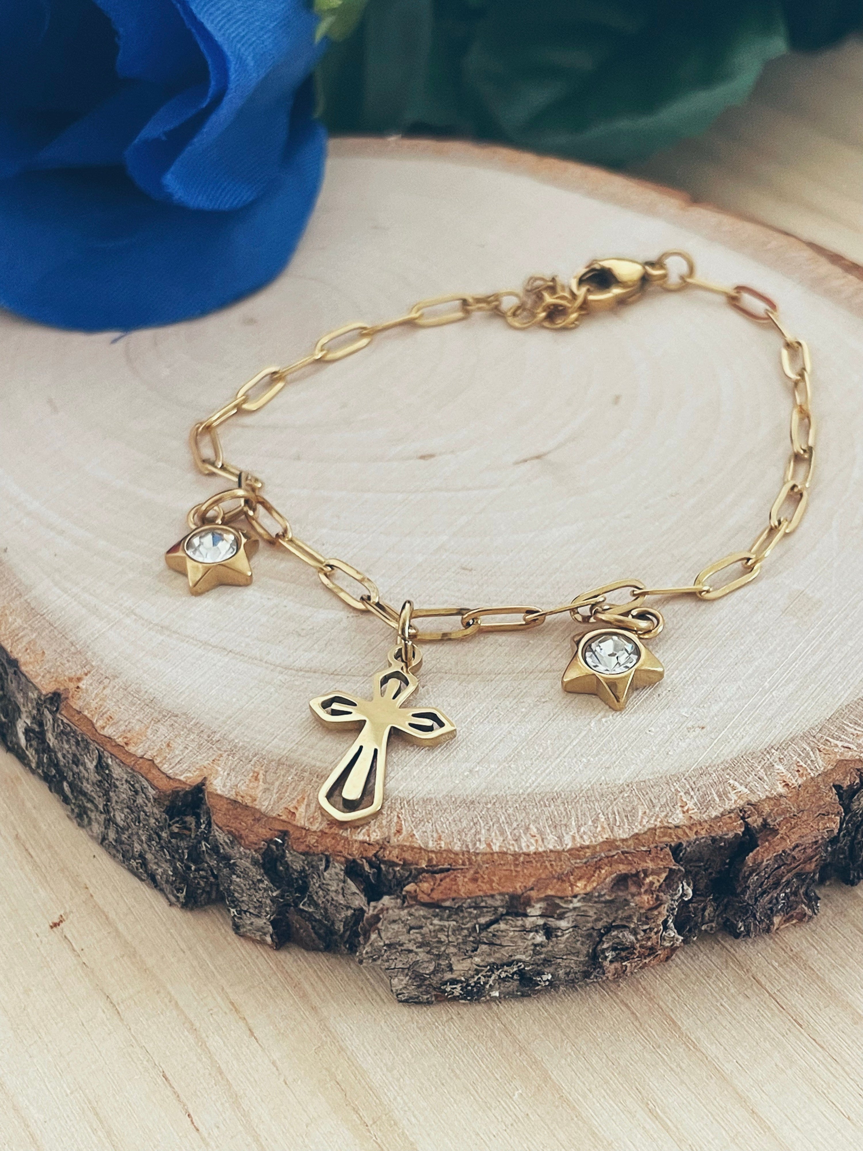 Christ Is Light Bracelet • 18K Gold PVD Stainless Steel