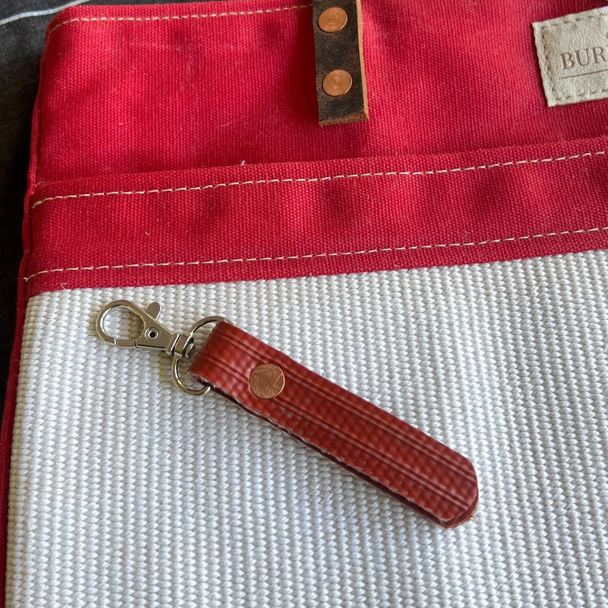 Fire Hose Key Chain