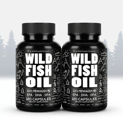 Fish Oil Capsules, 60 servings – Omega-3 for Heart Health &amp; Cognitive Function