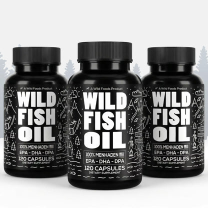 Fish Oil Capsules, 60 servings – Omega-3 for Heart Health &amp; Cognitive Function
