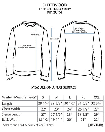 Fleetwood French Terry Crewneck Sweatshirt - My American Goods