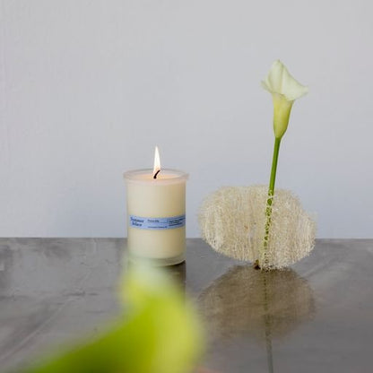 Flora Iris – Tallow Candle with Orris &amp; Palo Santo | 6 oz - My American Goods