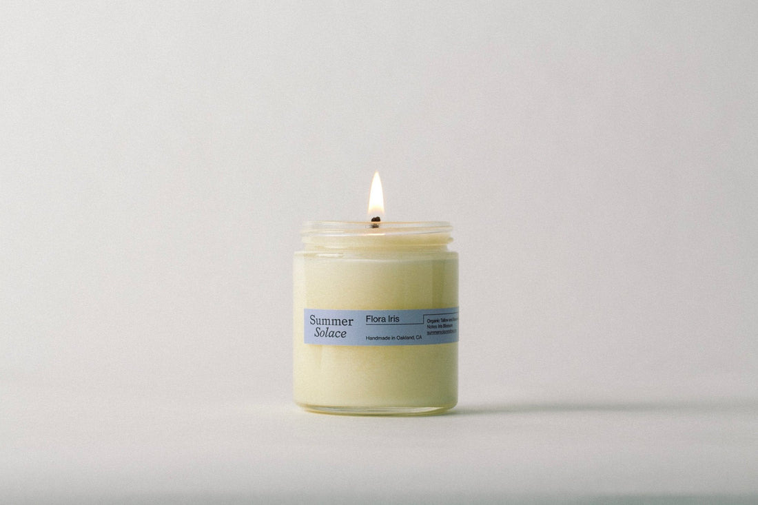 Flora Iris – Travel Candle | Orris Root &amp; Palo Santo - My American Goods