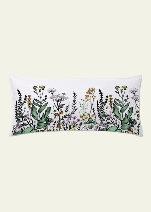 Floral Harmony Throw Pillow